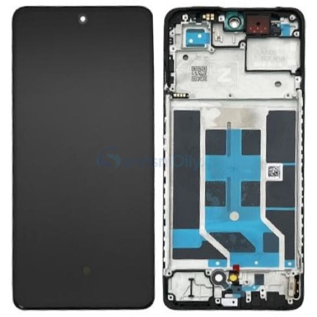 Lcd Display Combo Folder with Frame for Oneplus Nord CE 4 Lite Black ...