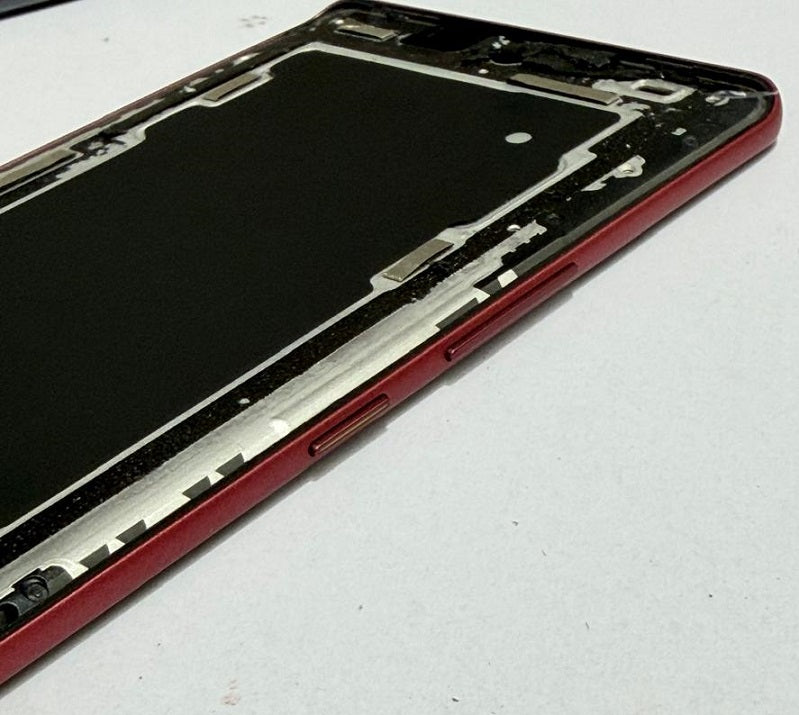 Lcd Frame Middle Chassis for Infinix Note 50s Red by Zeespares.in
