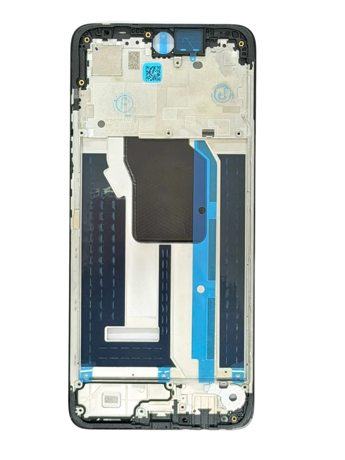 Lcd Frame Middle Chassis for Motorola Moto G67 Power Black- Zeespares.in