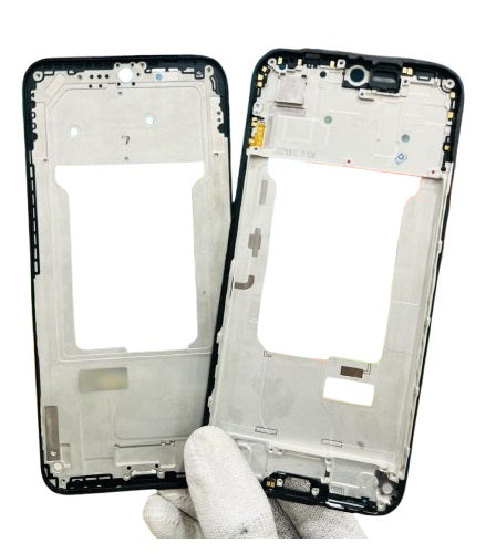 Lcd Frame Middle Chassis for Realme 15X Black- Zeespares.in