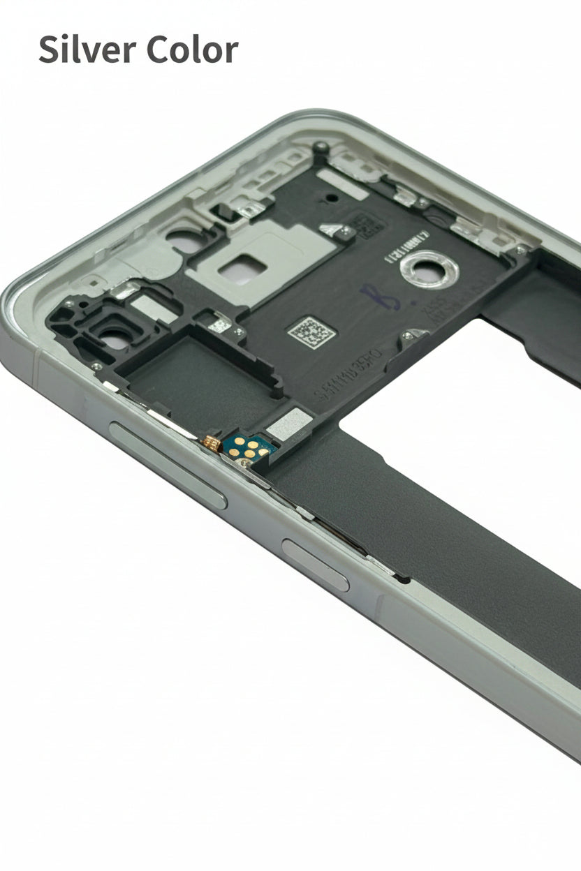 Lcd Frame Middle Chassis for Samsung Galaxy A56 5G Silver
