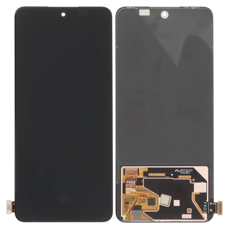 Lcd Display Folder Combo for Oppo Reno 12 5G Black
