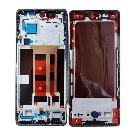 Lcd Frame Middle Chassis for Oppo Reno 11 5G Black - Zeespares.in