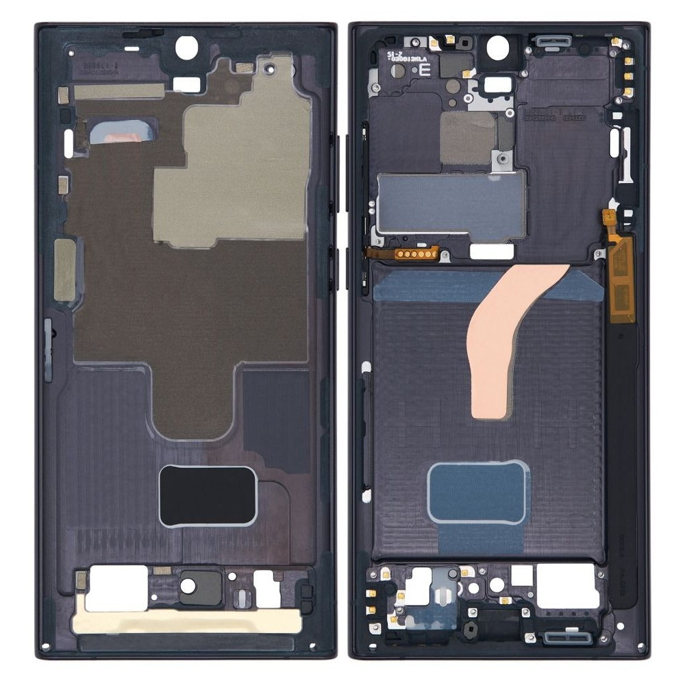 Lcd Display Middle Frame for Samsung Galaxy S22 Ultra : Black