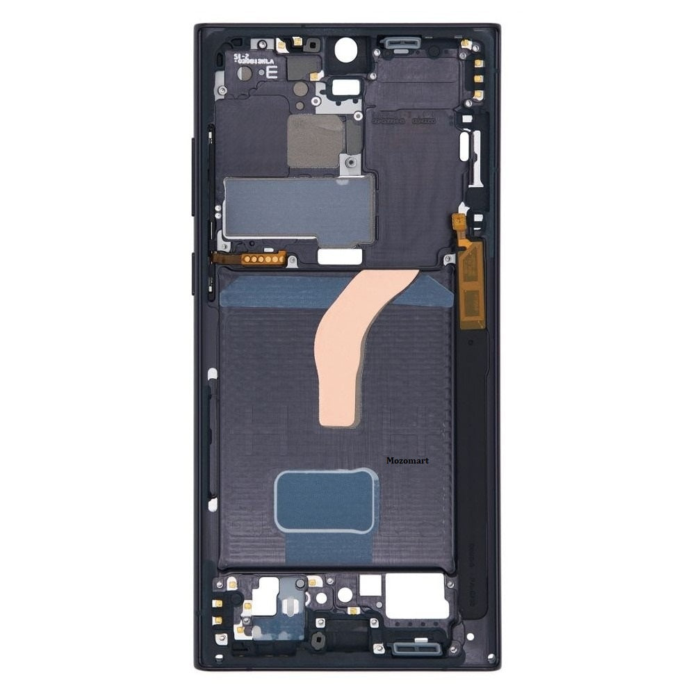 Lcd Display Middle Frame for Samsung Galaxy S22 Ultra : Black