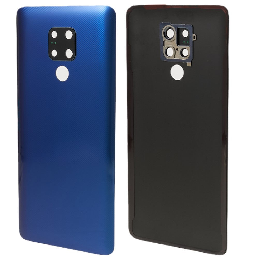 Battery Door Back Panel Glass with Camera Lens for Huawei Mate 20 Pro - Pure Blue