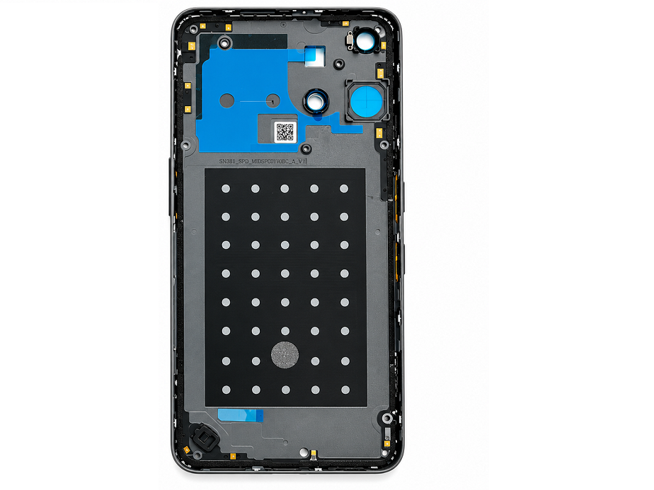 Middle Ring Outer Frame for Nothing 3A Lite Black- Zeespares.in