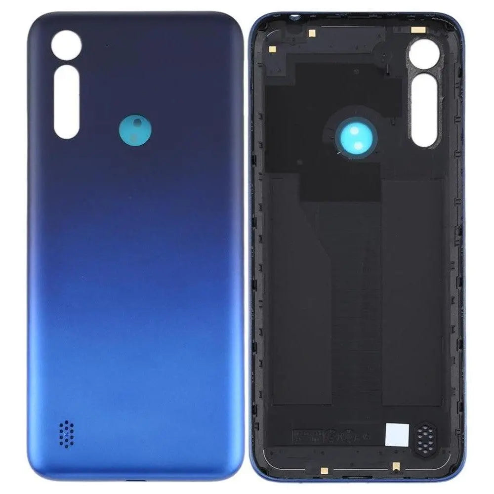 Motorola Moto G8 Power Lite Back Panel Housing Body Back Glass Blue