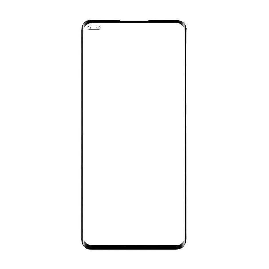 Mozomart Touch Screen Glass with OCA for Oppo Reno 4 Black - Zeespares.in