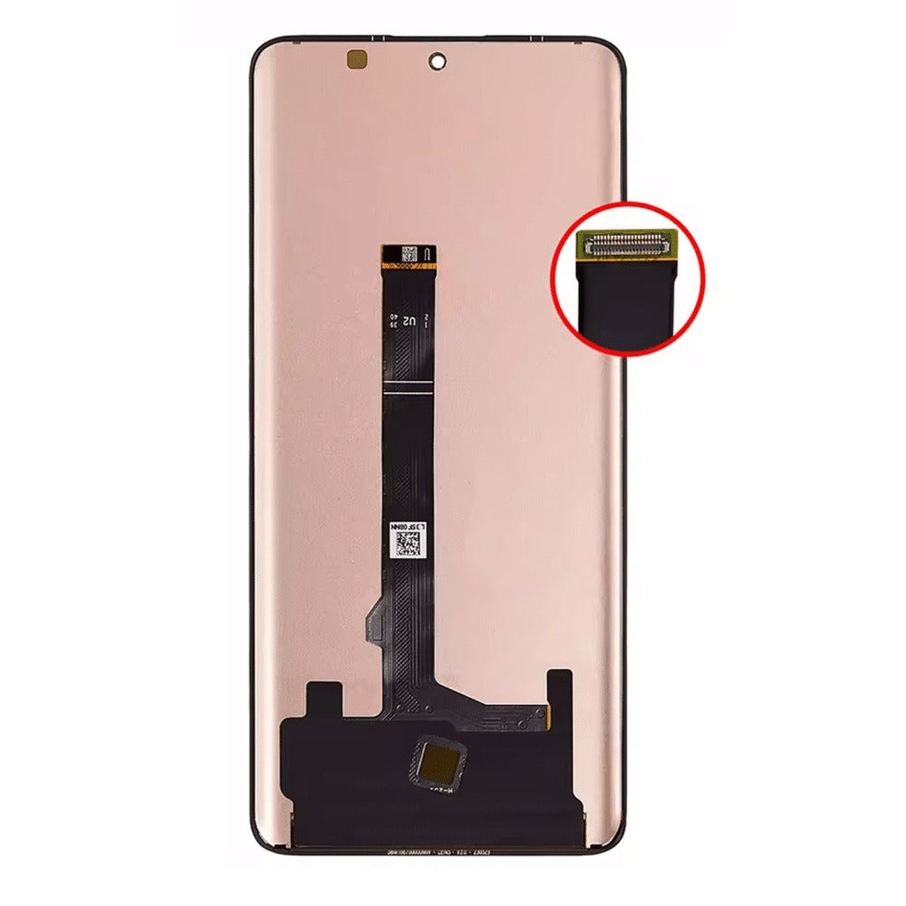 OLED Lcd Display Combo Folder for Redmi Note 14 Pro Plus Black