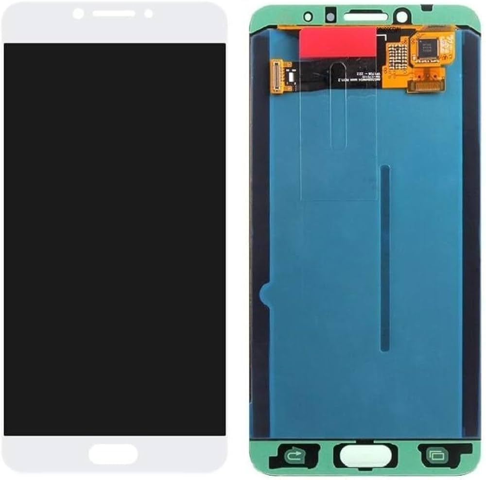 Lcd Floader OLED Lcd Display Combo Folder for Samsung Galaxy C7 White- Zeespares.in