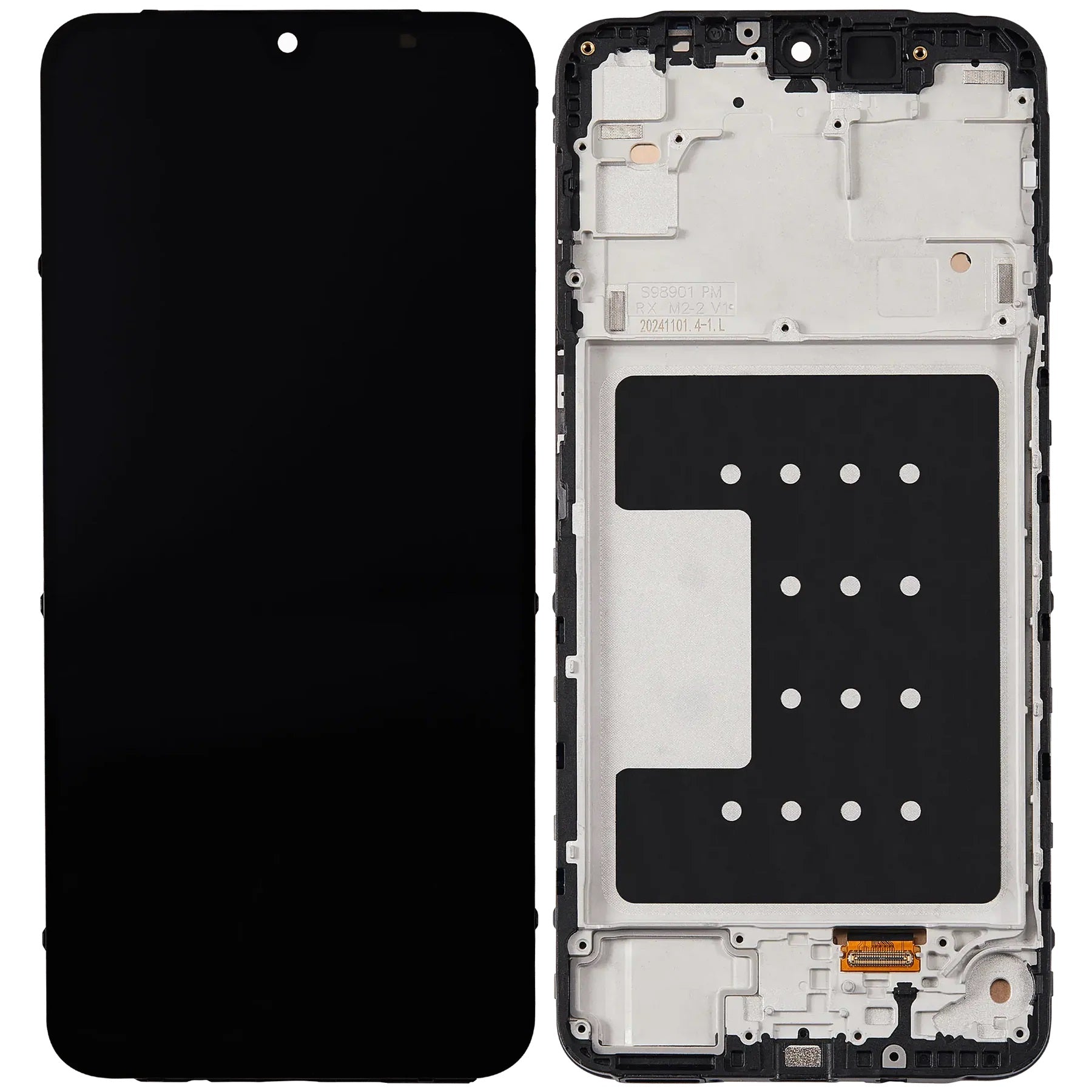 Lcd Floader OLED Lcd Display Combo Folder with Frame for Samsung Galaxy A16 Black ...