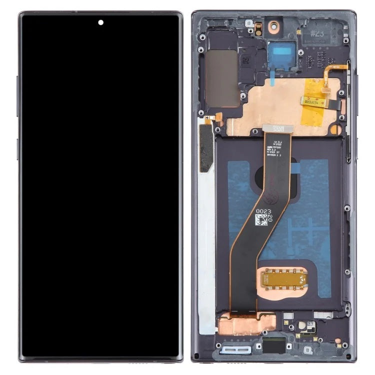 OLED Lcd Display Combo Folder with Frame for Samsung Galaxy Note 10 ...