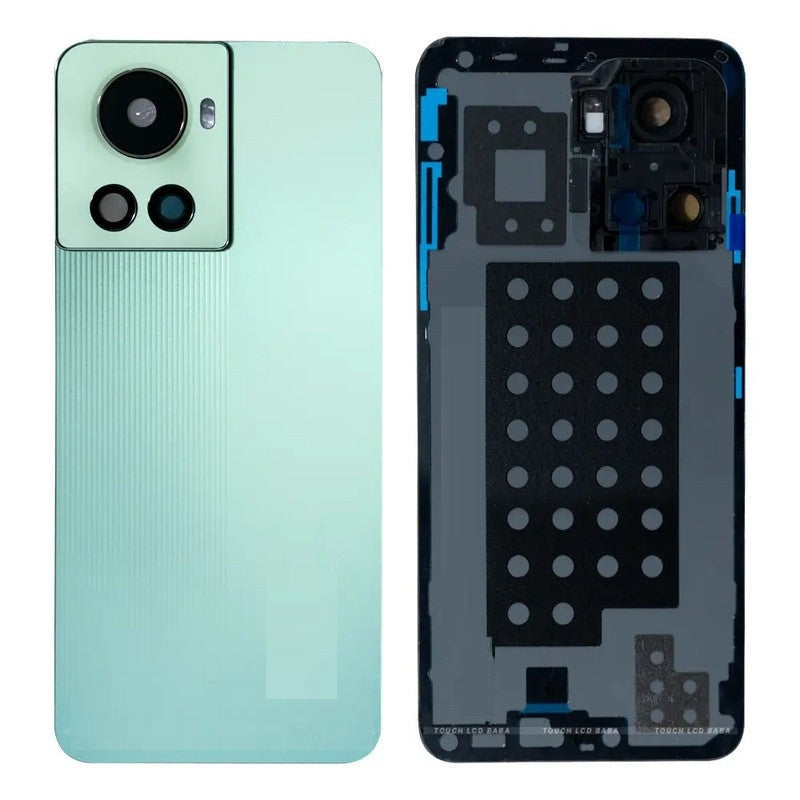 Mozomart Back Panel with Camera Lens for Oneplus 10R Green