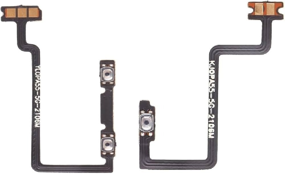 Oppo A55 Power & Volume Button Flex by Zeespares.in