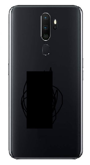 Back Panel Housing for Oppo A5 (2020) Black