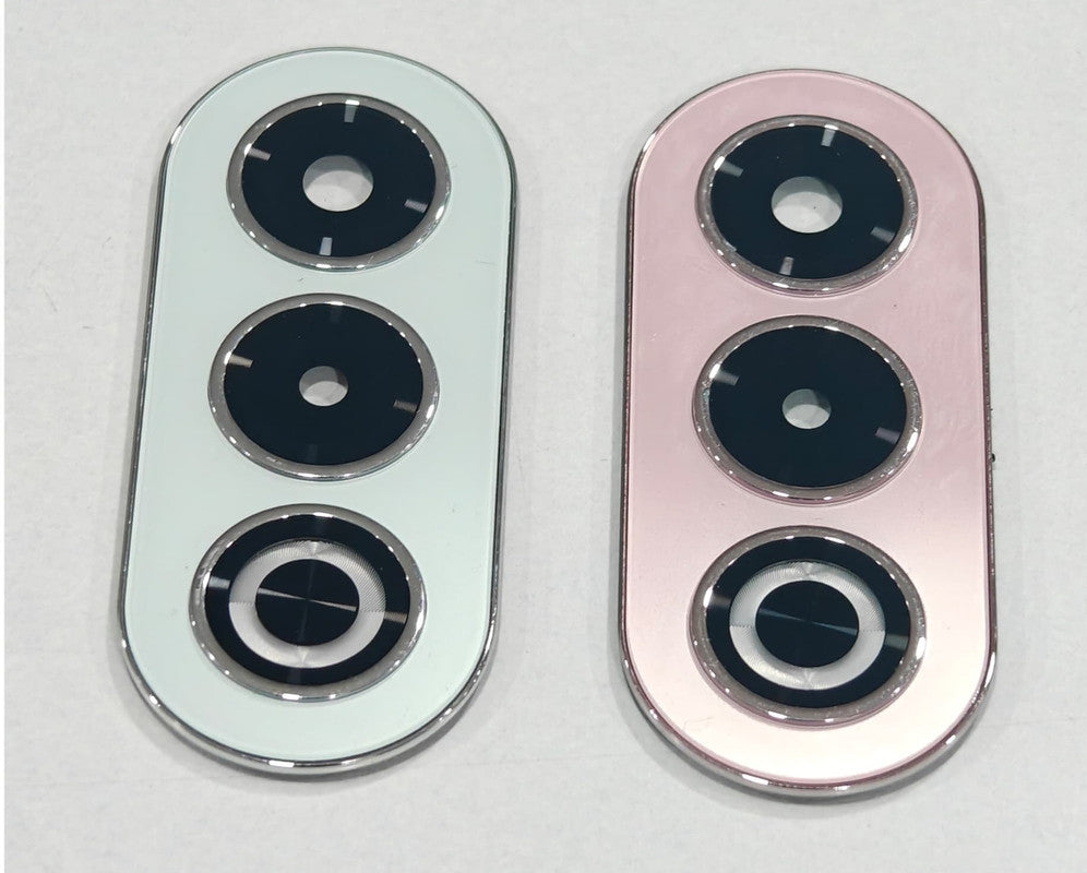 Camera Glass Lens With Frame for Oppo K12X Pink