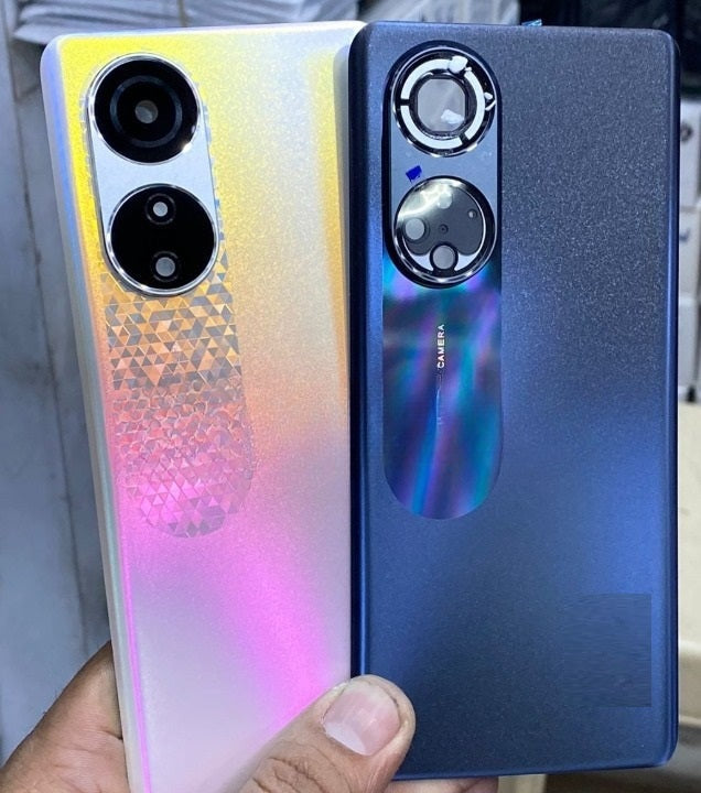 Mozomart Back Panel Glass for Oppo Reno 8T Blue