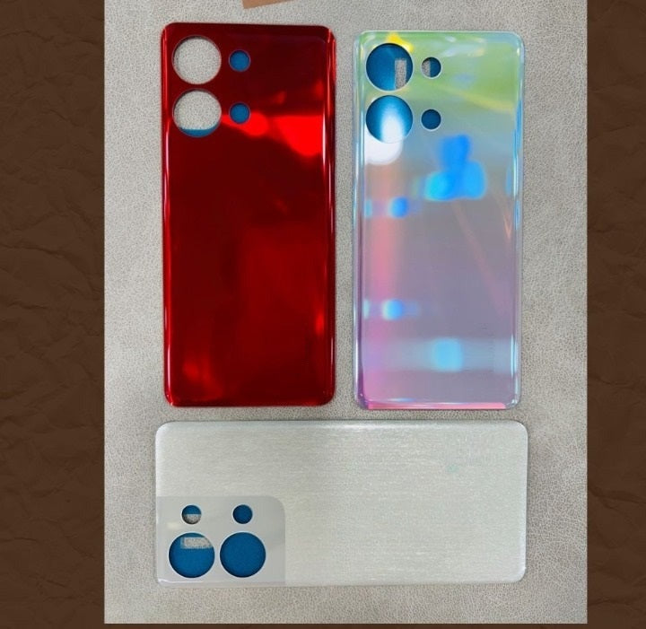 Mozomart Back Panel Glass for Oppo Reno 9 Blue