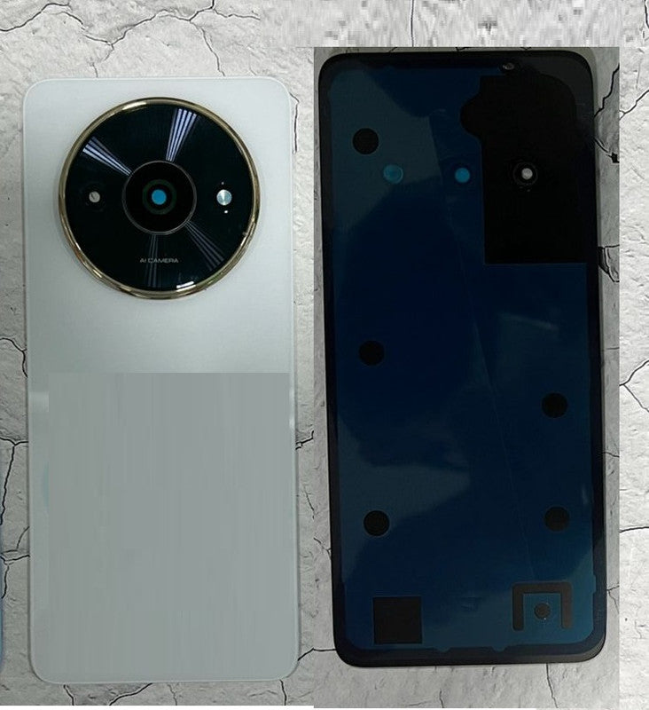 Back Panel With Camera Glass for Poco C61 White