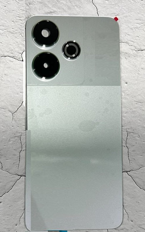 Back Panel With Camera Glass for Poco M6 Plus 5G SIlver