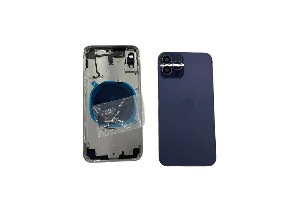 Converter Back Panel Housing Body for Apple iPhone X Convert to Apple iPhone 14 Pro