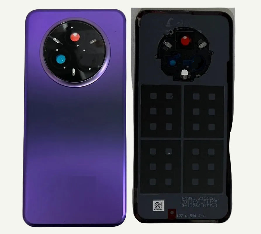 SPAREWARE® Back Panel Back Door Panel Body Cover For Realme 14 Pro Plus -Purple (CAMERA GLASS LENS OR ALL LOGO)