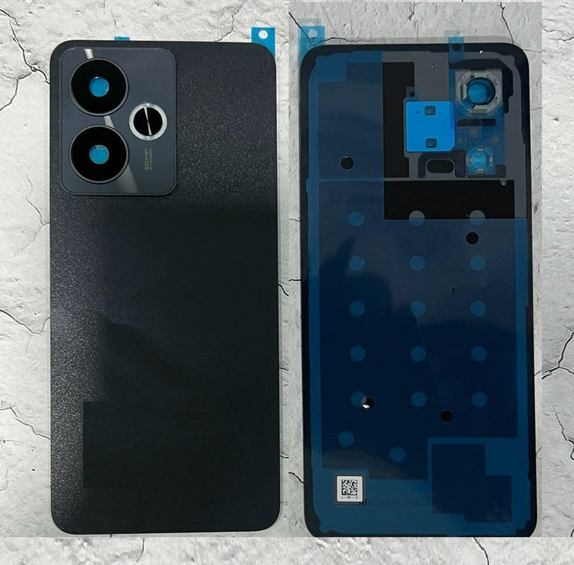 Back Panel With Camera Glass for Realme 14T Black