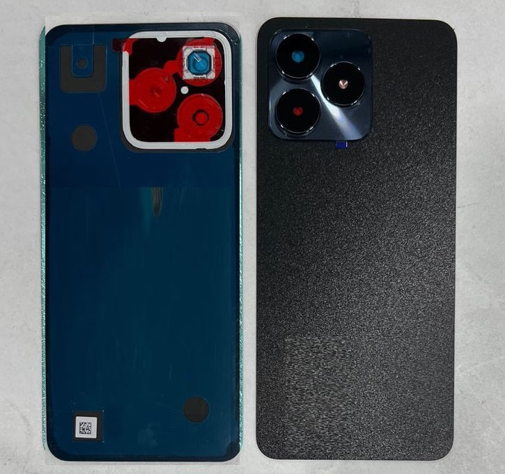 Back Panel With Camera Glass for Realme C51S Black
