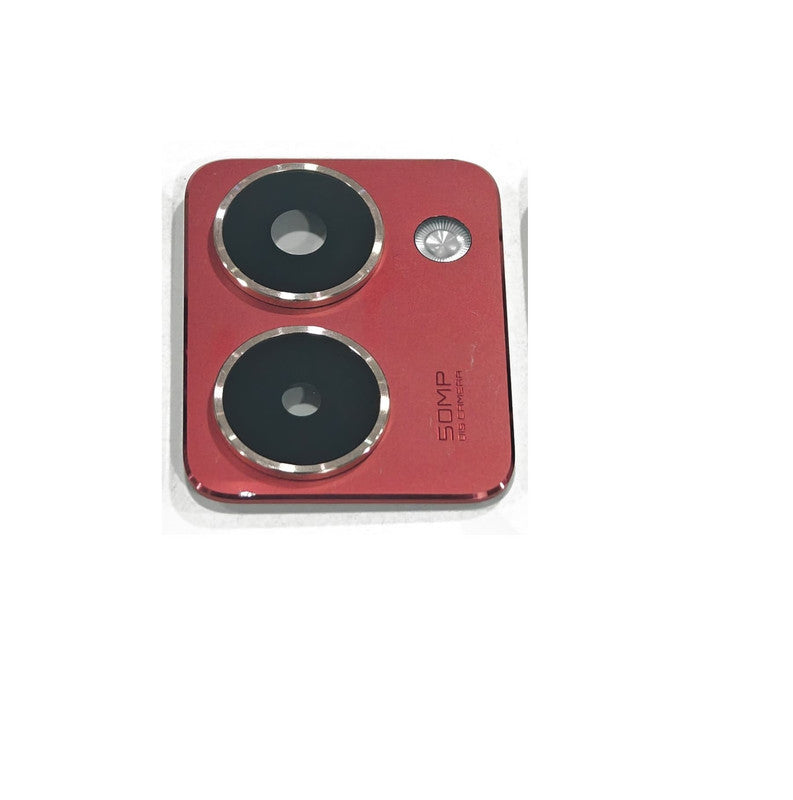 Camera Glass Lens With Frame for Realme P3 Ultra Red