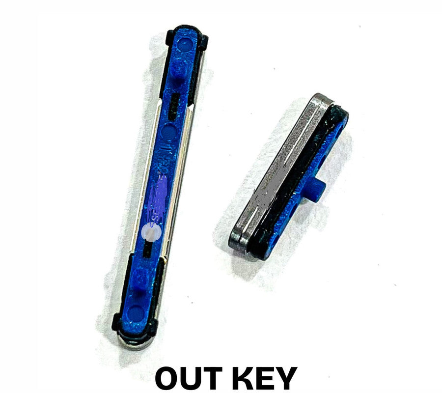 External Side Button Out Keys for Samsung Galaxy S25 Blue