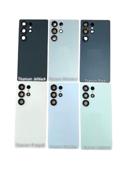 Back Panel With Camera Glass for Samsung Galaxy S25 Ultra Titanium SilverBlue