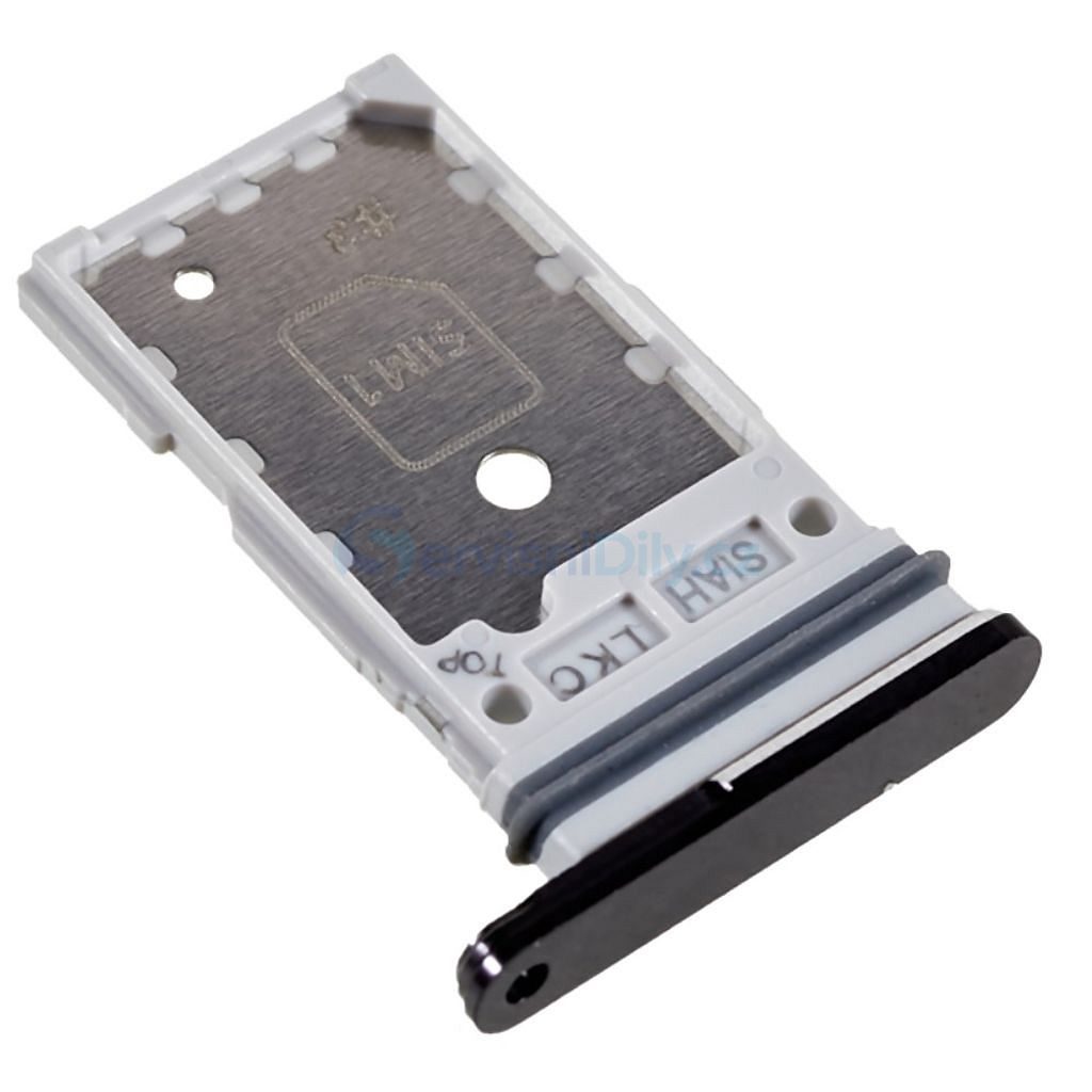 Sim Tray Slot Holder for Samsung Galaxy S23 Ultra Black- Zeespares.in