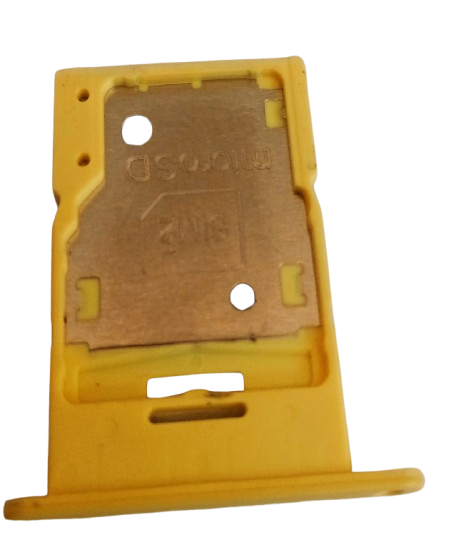 Sim Tray Slot Holder for Samsung Galaxy F15 Yellow