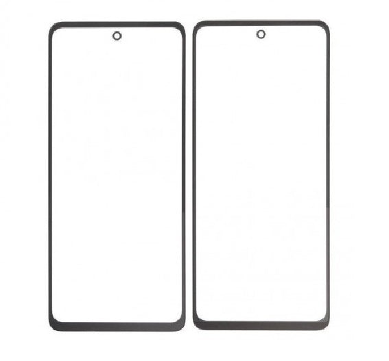 Touch Screen Front Glass for IQOO 7 Black- Zeespares.in