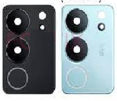 Camera Glass With Frame for Vivo V29 Blue