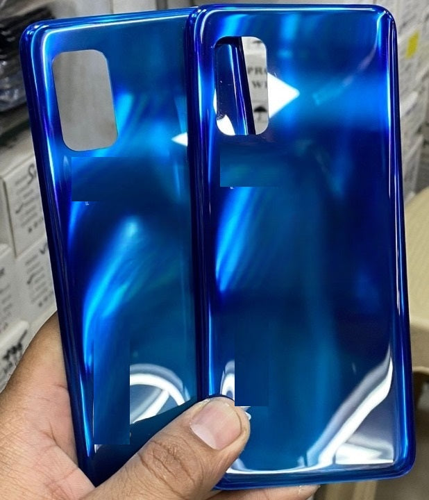 Mozomart Back Panel Glass for Vivo V17 Blue