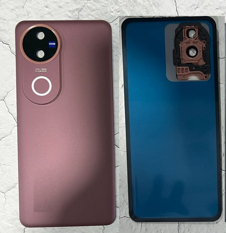 Back Panel With Camera Glass for Vivo V50 5G Brown