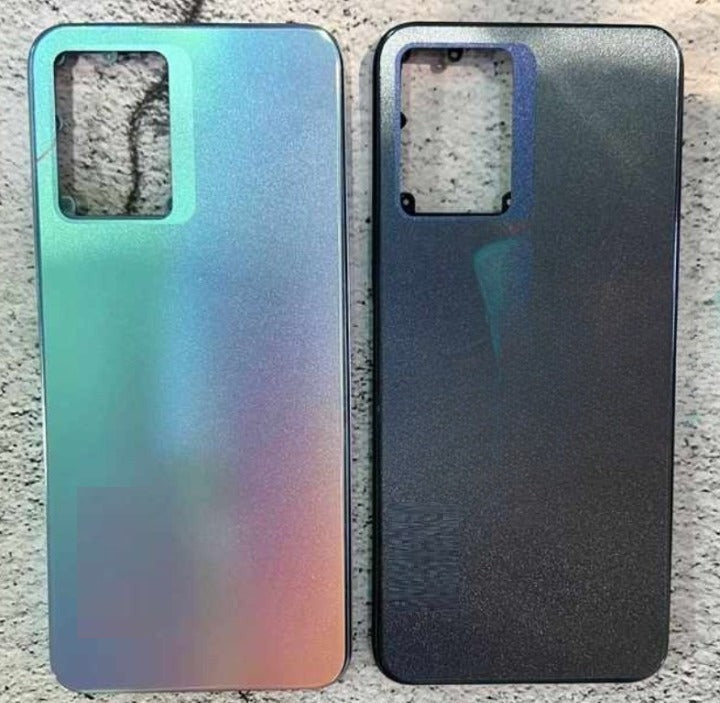 Mozomart Back Panel for Vivo T1 5G : Blue Rainbow