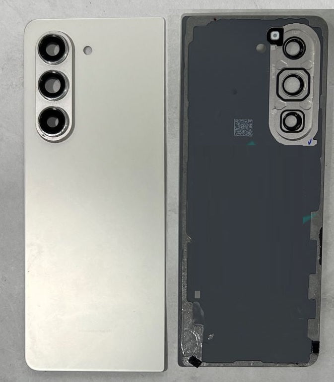 Back Panel With Camera Glass for Samsung Galaxy Fold 5 White