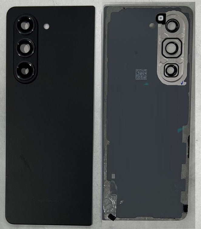Back Panel With Camera Glass for Samsung Galaxy Fold 5 Black
