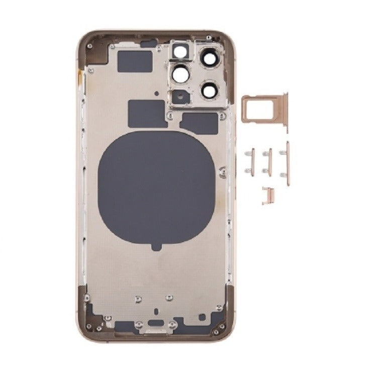 Back Panel Housing for Apple Iphone 11 Pro Gold- Zeespares