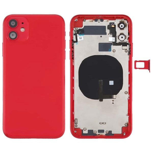 Back Panel Housing for Apple Iphone 11 Red