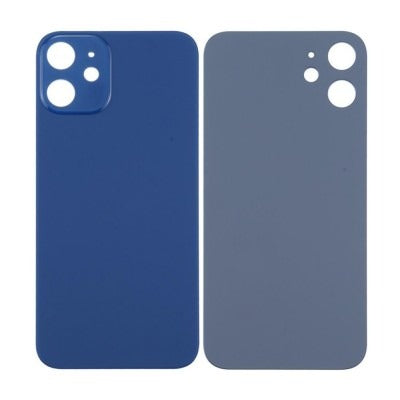 Back Panel Glass for Apple Iphone 12 (With Proper Color) Blue
