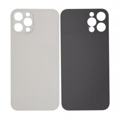 Back Panel Glass for Apple Iphone 12 Pro (With Proper Color) Silver