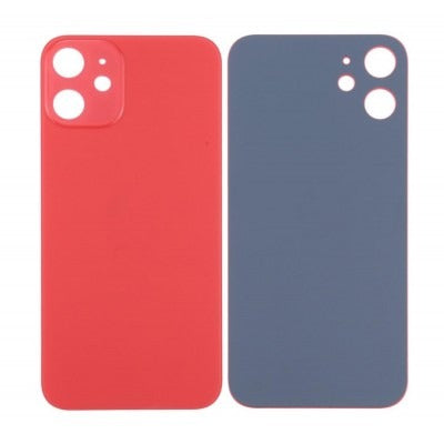 Back Panel Glass for Apple Iphone 12 Mini (With Proper Color) Red