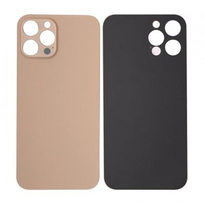 Back Panel Glass for Apple Iphone 12 pro Max (With Proper Color) Gold