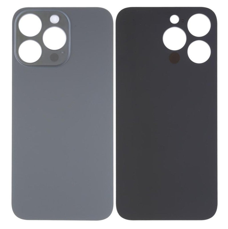 Back Panel Glass for Apple Iphone 14 Pro SpaceBlack Zeespares