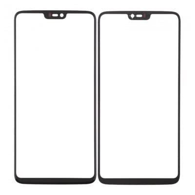 Touch Screen Front Glass for OnePlus 6 Black