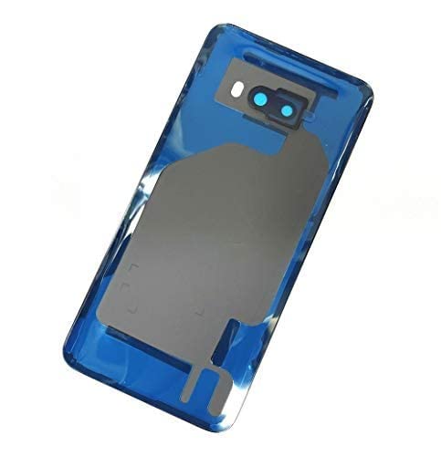 Mozomart® Back Panel Glass for LG G8X ThinQ : Black Mozomart